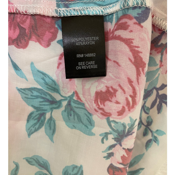 NWT Torrid Women's Shirt Babydoll Button flowy hi-low floral sleeveless size 5X - Picture 8 of 8